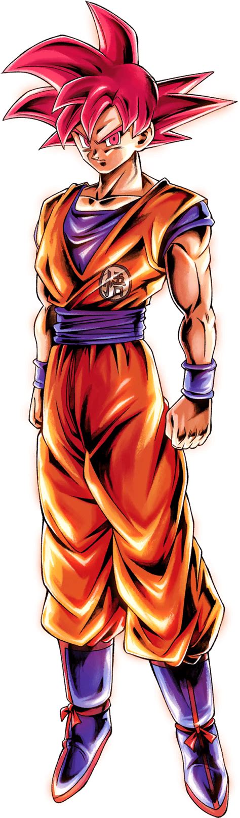 This article is about the transformation. Dragon Ball Legends Super Saiyan God Goku Clipart - Large ...