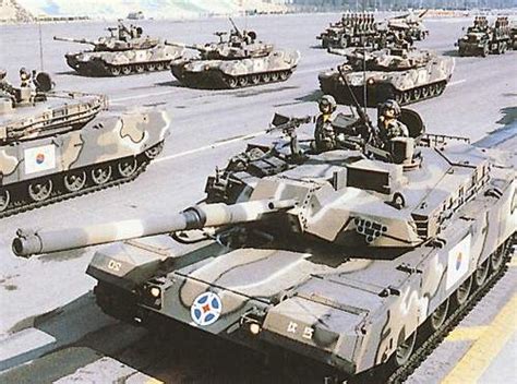K1a1 Main Battle Tank South Korea The Vehicles Are Built At Hyundais