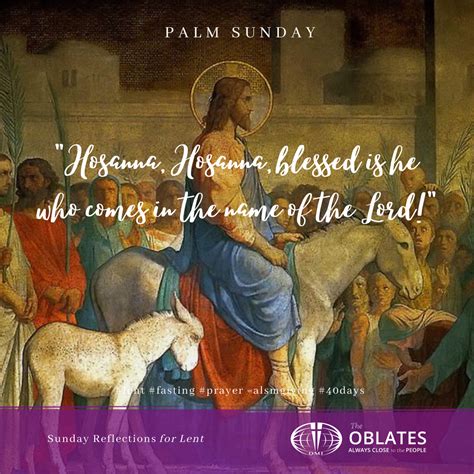 Gospel Reflection For Palm Sunday March 28th 2021