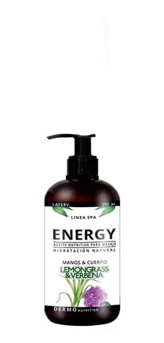 aceite para masaje lemongrass verbena 250 ml con dosificador cuotas sin interés
