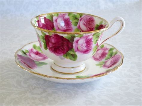 Royal Albert Tea Cup And Saucer Old English Rose English Bone China Teacup Set Vintage Pink