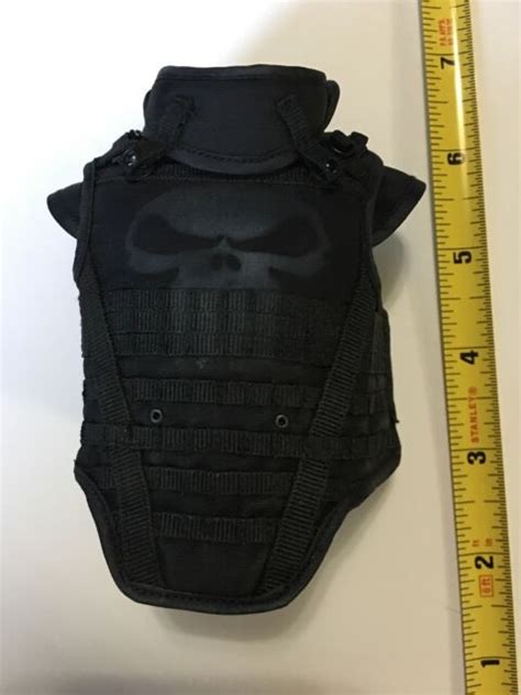 16 Scale Punisher War Zone Bulletproof Vest Flack Jacket Ebay
