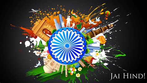 India Independence Day Th August Jai Hind Hd Wallpaper