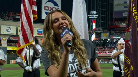 Carly Pearce Performs Anthem 11022021