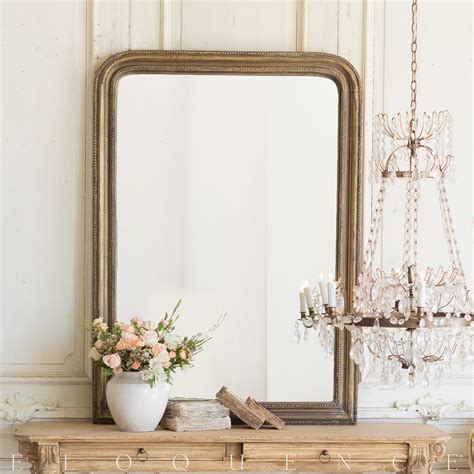 French Country Style Vintage Style Mirror 1940 Kathy Kuo Home