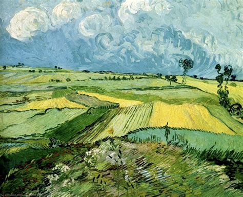 Museum Art Reproductions Wheat Fields At Auvers Under Clouded Sky By