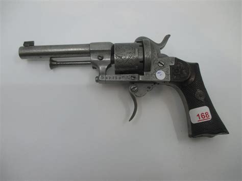 Revolver à Broche Lefaucheux 6 Coups Calibre 7mm Barillet Et