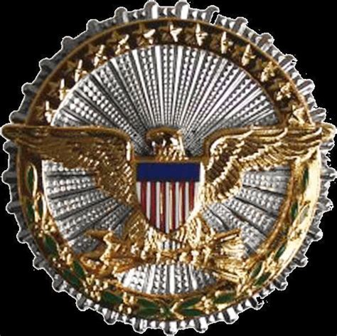 Office Secretary Defense Badge Identification Silver Gold New Military