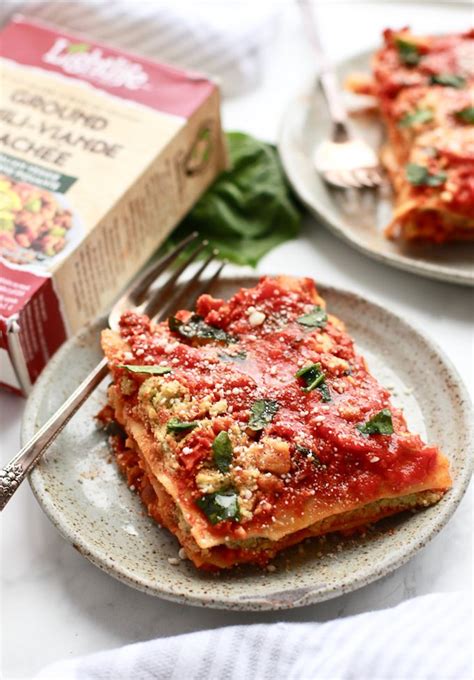 Easy Healthy Lasagna With Cashew Spinach Ricotta Recipe Healthy