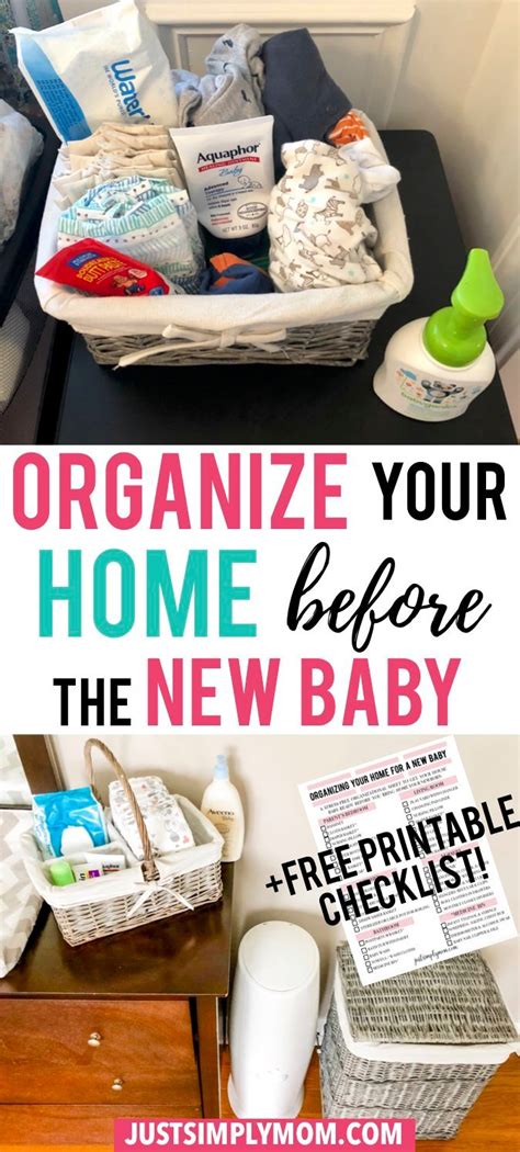 How To Organize Your Home For A New Baby Just Simply Mom