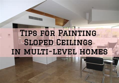 Recessed lighting on vaulted ceilings or sloped ceilings are a refined and classic accent in larger living spaces. Tips for Painting Sloped Ceilings in multi-level homes ...