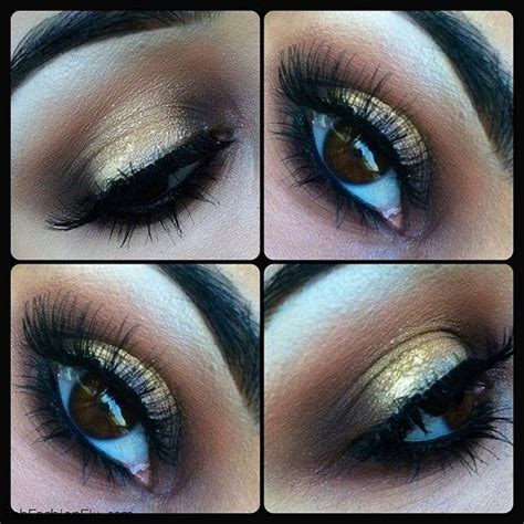 Golden Smokey Eye Makeup Tutorial By Lisa Eldridge Fab