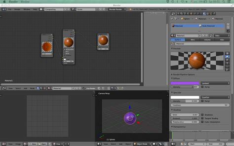 Animation Mix Two Materials In The Blender Internal Materials Nodes