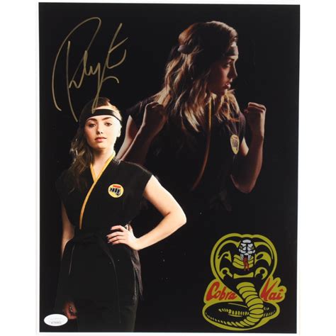 Peyton List Signed Cobra Kai X Photo JSA Pristine Auction