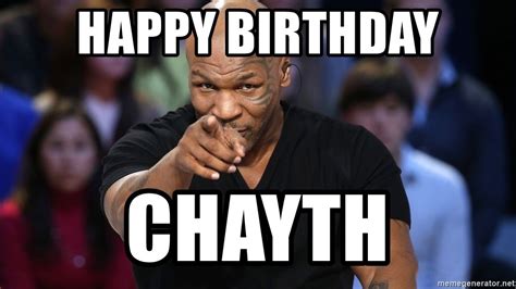 Mike Tyson Happy Birthday Meme Captions Beautiful