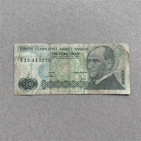 Turkey Lira Small Banknote Mustafa Kemal Ataturk Teachers Day