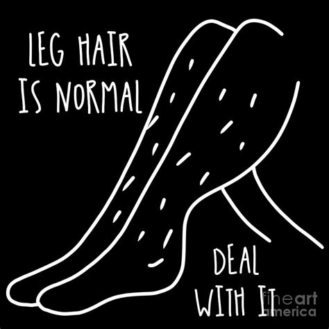 Leg Hair Is Normal Magical Feminism Digital Art By Nathalie Aynie