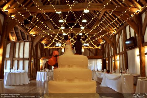 Another option is to create a tent of lights over the reception area. Fairy Lights Hire | Oakwood Events