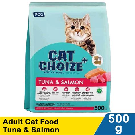 Cat Choize Plus Adult Cat Food Tuna And Salmon 500g Klikindomaret
