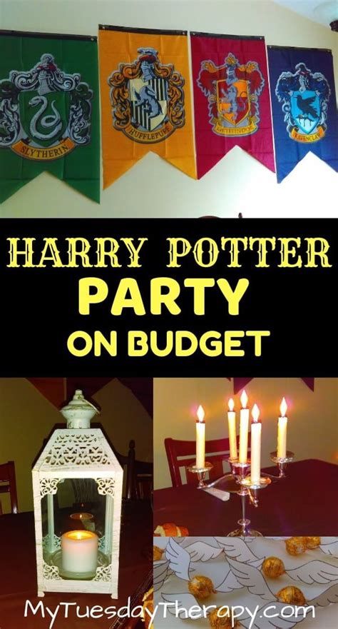 Host A Magical Harry Potter Party On Small Budget Harry Potter Party Decorations Harry Potter