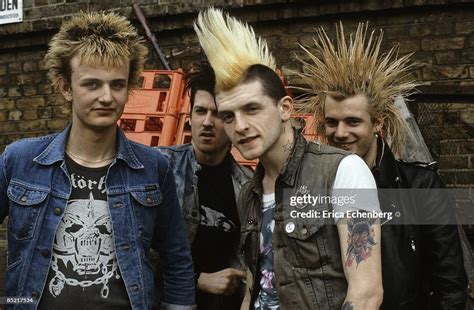 British Street Punk Band Gbh Covent Garden United Kingdom 1982