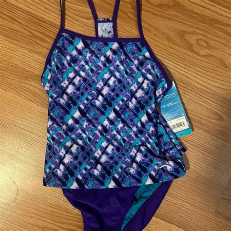Speedo Swim Girls Size 6 Speedo Purple And Blue Bathing Suit Poshmark