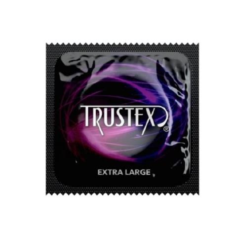 Condom Trustex® Lubricated X Large 1000 Per Case 1110181cs