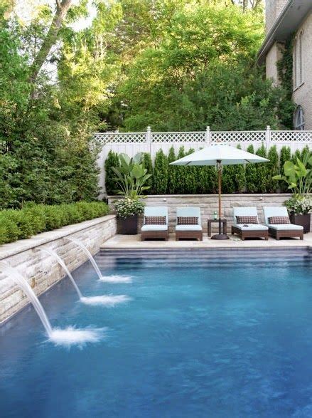 Transitional Pool Ideas Pool With Trees Transitional Pool Garden In