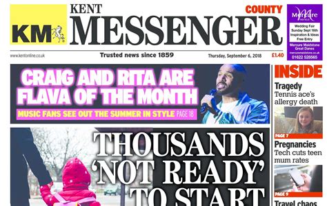 Km Media Group Launches County Edition Of Kent Messenger Newspaper