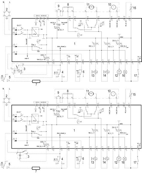 Front Loading Washing Machine Circuit Diagram