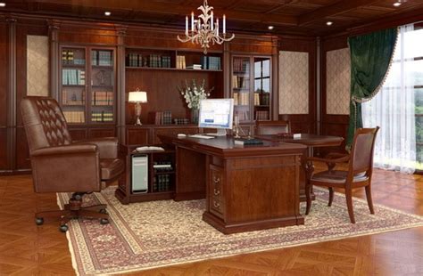 Designing A Managers Office In Classic Style Decor Around The World