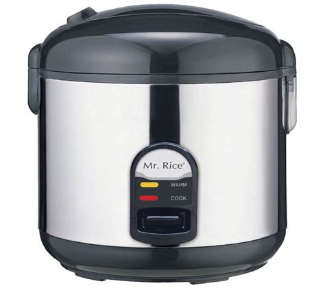 Spt 6 Cup Rice Cooker With Stainless Steel Body