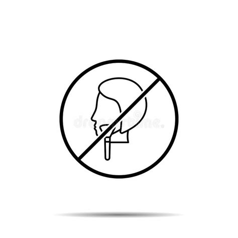 No Makeup Face Girl Icon Simple Thin Line Outline Vector Of Beauty
