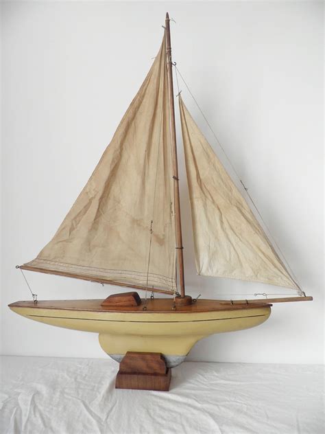 Gamages Hamleys Pond Yacht All Original Sold Pond Yacht Antiques