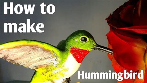 Paper Hummingbird Make Very Easy Diy Humming Bird Sculpture