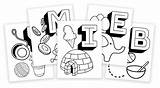 Learning Alphabet Coloring Printable Objects 1523 Shares sketch template
