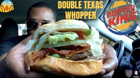 Burger King® Texas Double Whopper Review Youtube