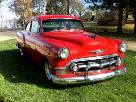 1953 Chevrolet 210 Classic Car Street Rod Hot Rod 550 Miles Red 402