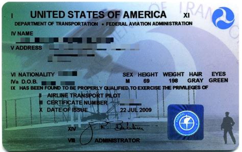 Faa Airline Transport Pilot Atp Certificate Transport Informations Lane