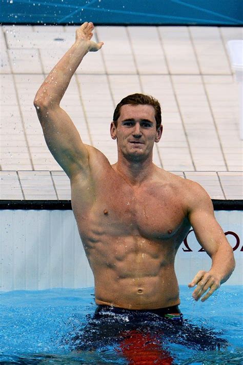 Olympian Muscles Man Swimming Olympics Olympic Athletes