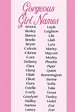 Gorgeous Girl Names #cutepuppygirlnames | Gorgeous girl names, Baby ...