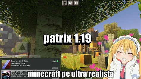 Patrix 32x Texture Pack Minecraft Pe 119 Youtube