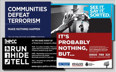 Posters Police And The Public How Counter Terror Measures Change Our