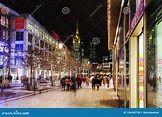 Shopping Street at the Shopping Center MyZeil in Frankfurt, Germany, at ...