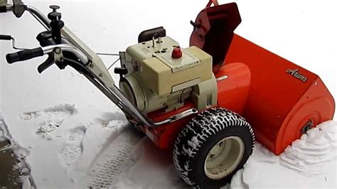 Ariens 832 Snow Blower With Impeller Kit Youtube