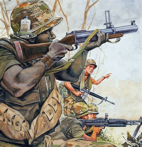 Pin On Vietnam War Art