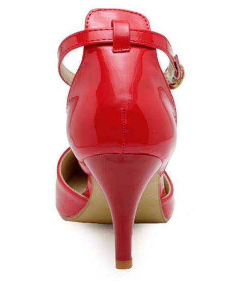Flat N Heels Red Stiletto Heels Price In India Buy Flat N Heels Red