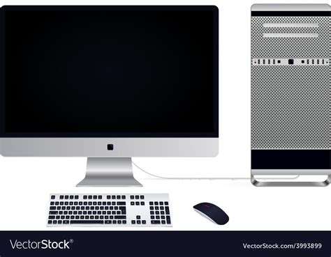 Modern Personal Computer Royalty Free Vector Image
