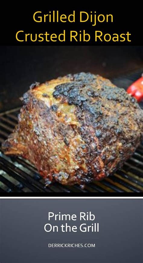 Reduce oven temperature to 350°f. Grilled Dijon Crusted Rib Roast | Recipe | Rib roast, Rib roast on grill, Grilled roast