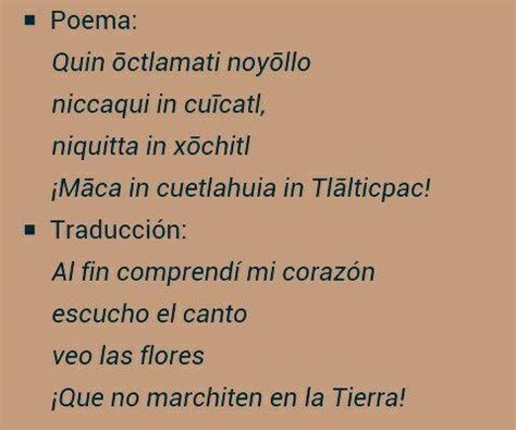 Rimas O Adivinanzas En Nahuatl Con Su Significado En Espa Ol